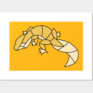 Leopard Gecko (colored) Posters and Art